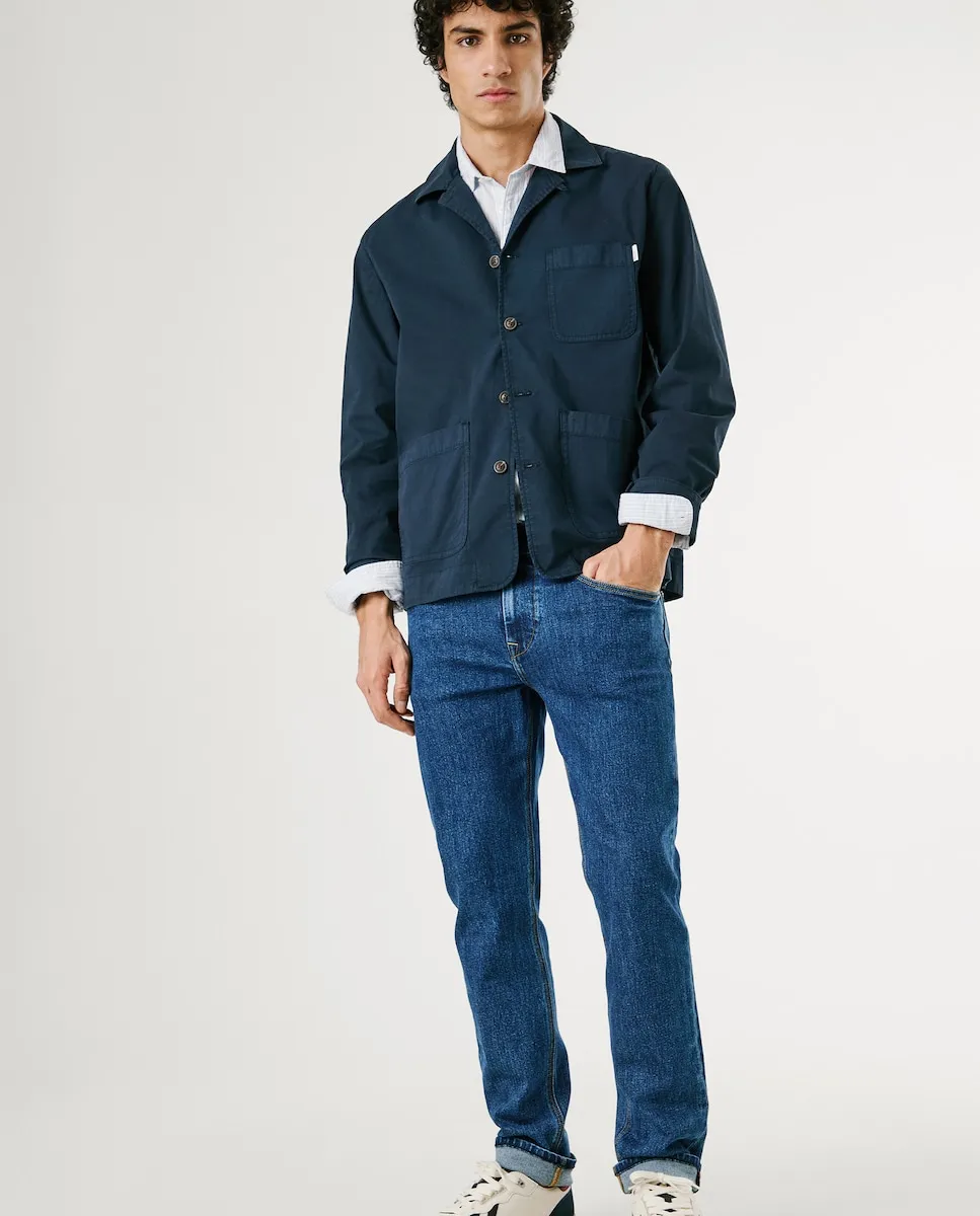 Мужские джинсы-ковбойки Hatch fit slim из эластичной ткани Pepe Jeans, синий
Мужские джинсы-ковбойки Hatch fit slim из эластичной ткани Pepe Jeans, синий