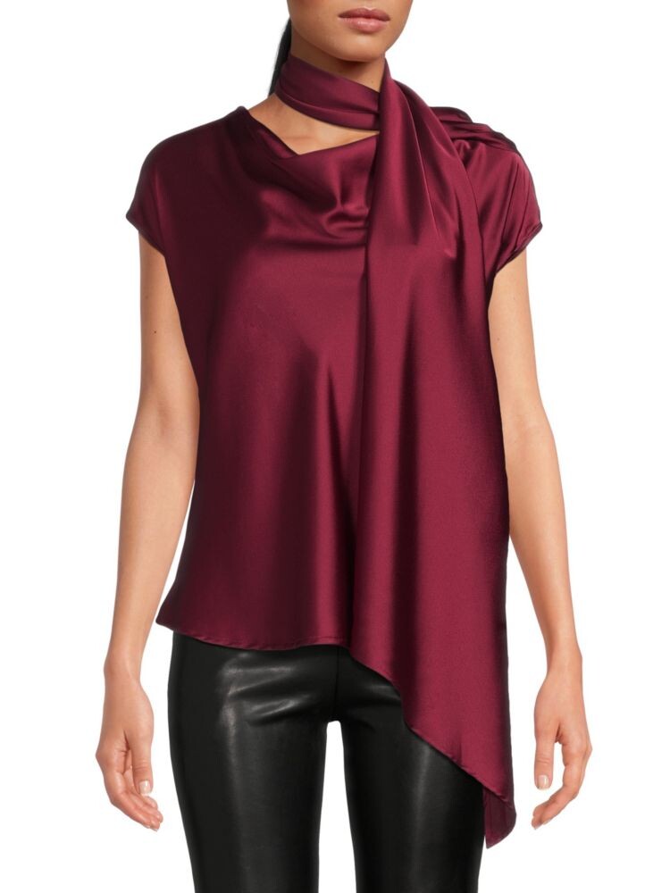 Атласный шарф с воротником-хомутом Renee C., цвет Burgundy
Атласный шарф с воротником-хомутом Renee C., цвет Burgundy