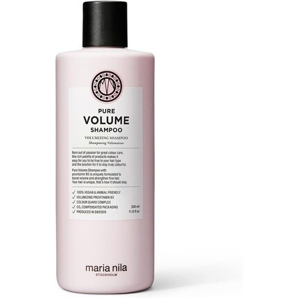 Шампунь Pure Volume 350 мл — придает объем тонким и тонким волосам — 100% веганский, не содержит сульфатов и парабенов, Maria Nila
Шампунь Pure Volume 350 мл — придает объем тонким и тонким волосам — 100% веганский, не содержит сульфатов и парабенов, Maria Nila