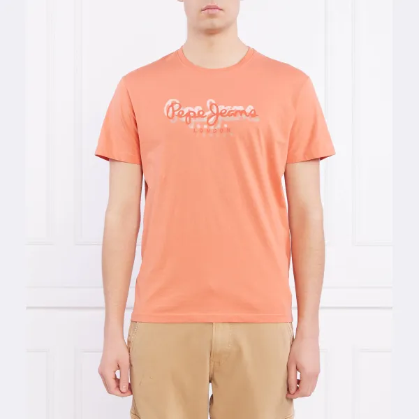 Богатая футболка обычного кроя Pepe Jeans London, оранжевый
Богатая футболка обычного кроя Pepe Jeans London, оранжевый