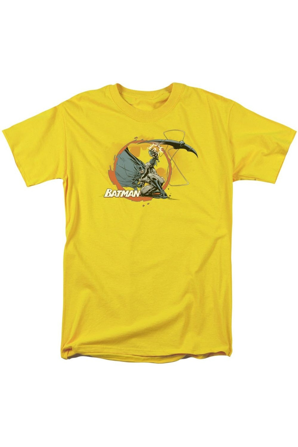 Футболка с коротким рукавом для взрослых Batman Batarang Shot Gildan, желтый 
Футболка с коротким рукавом для взрослых Batman Batarang Shot Gildan, желтый