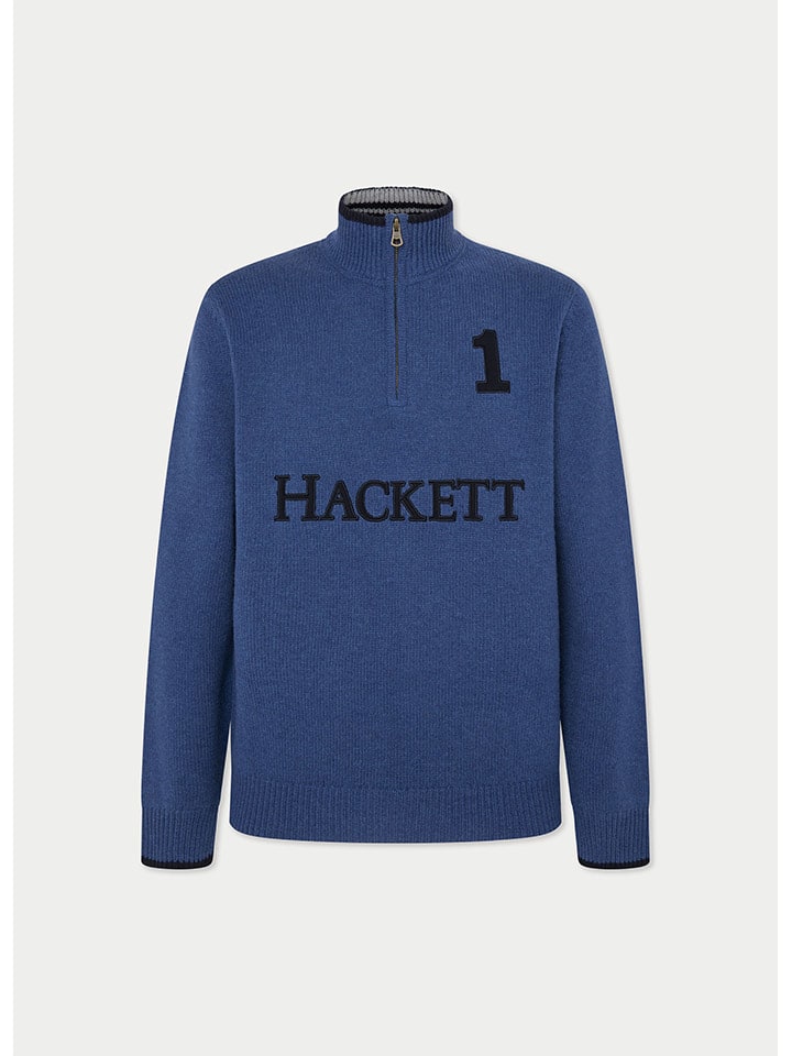 Hackett London Шерстяной свитер синего цвета
Hackett London Шерстяной свитер синего цвета