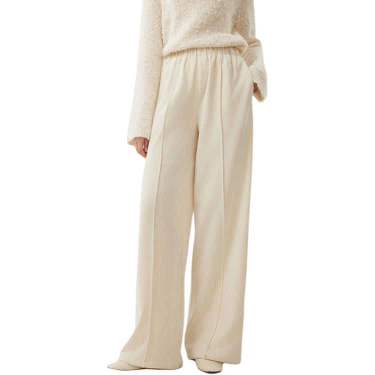 ELLE Повседневные брюки женские Ecru умеренно широкие
ELLE Повседневные брюки женские Ecru умеренно широкие