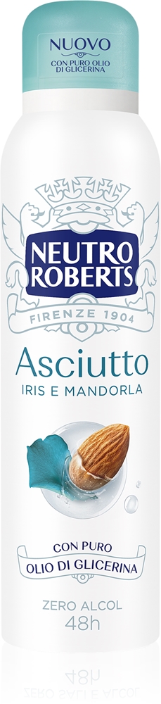 Iris e mandorla 48-hour deodorant spray Neutro Roberts, 150 мл
Iris e mandorla 48-hour deodorant spray Neutro Roberts, 150 мл