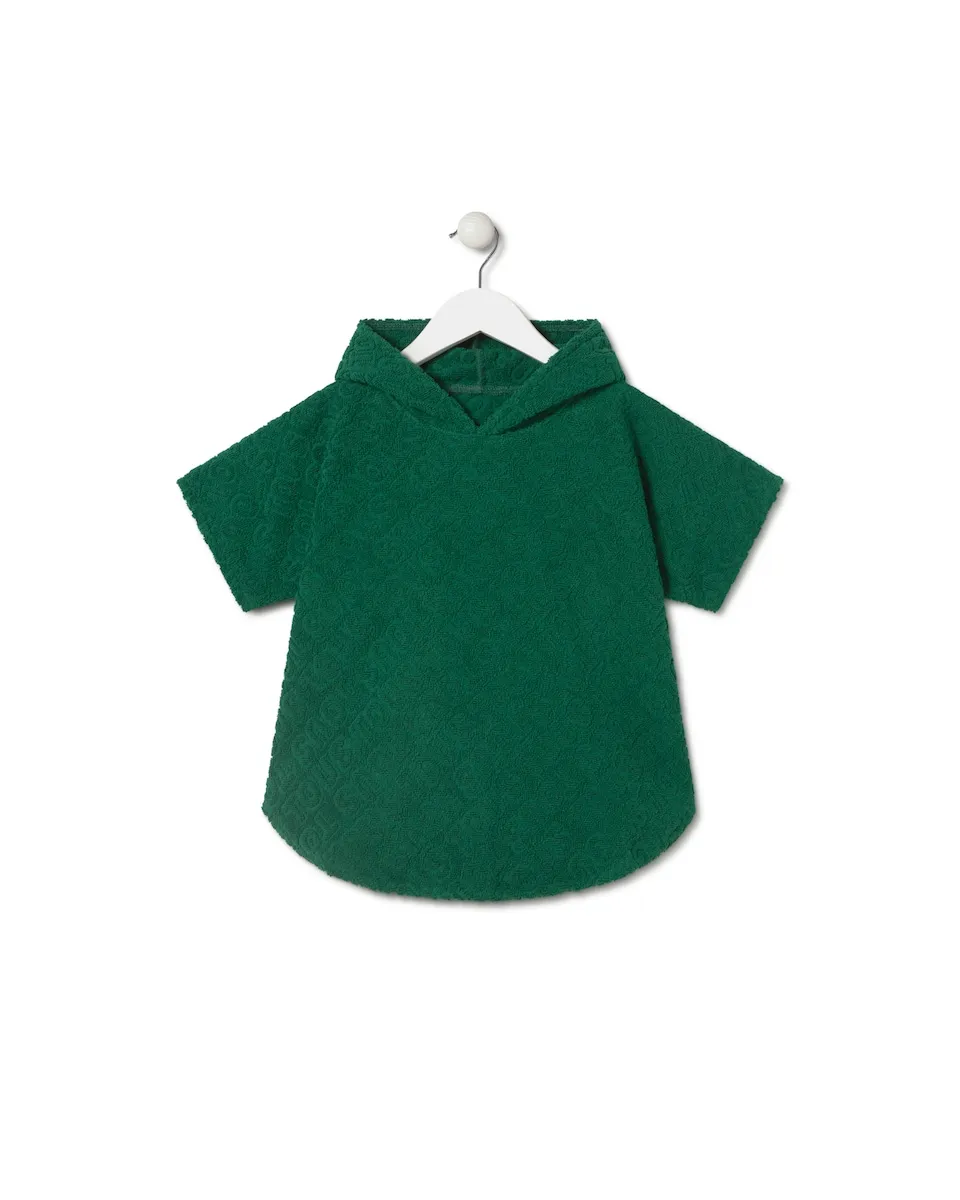 Детский пляжный пончо из хлопкового велюра с логотипом TOUS Tous, зеленый
Детский пляжный пончо из хлопкового велюра с логотипом TOUS Tous, зеленый