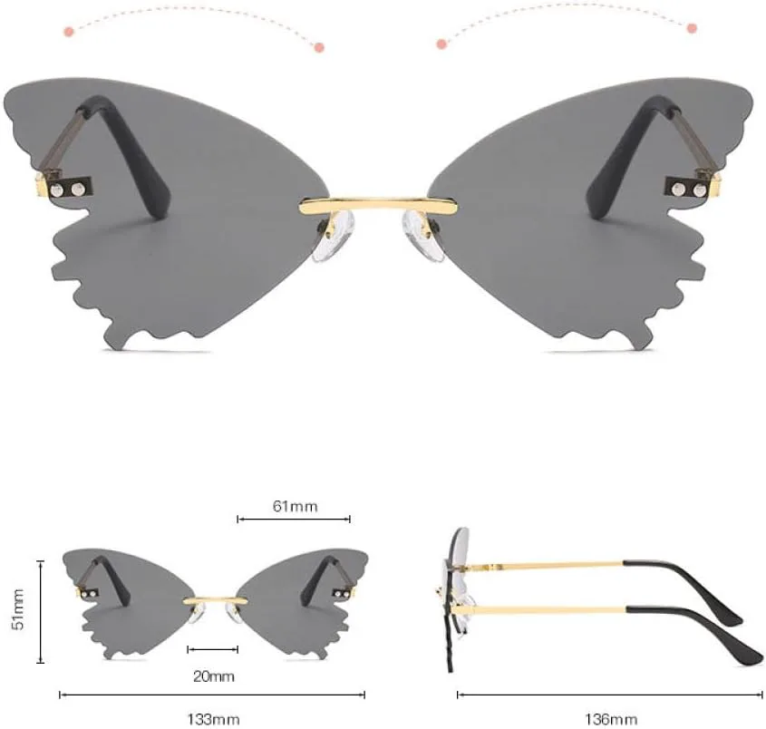 Винтажные солнцезащитные очки с крыльями стрекозы, модные без оправы, женские, с прозрачными линзами, мужские, розовые, с защитой от УФ-излучения UV400 generic, C6
Винтажные солнцезащитные очки с крыльями стрекозы, модные без оправы, женские, с прозрачными линзами, мужские, розовые, с защитой от УФ-излучения UV400 generic, C6
