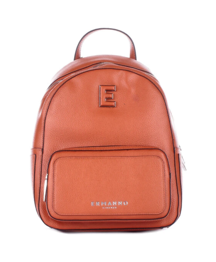 Рюкзак на молнии спереди с логотипом Ermanno Scervino, коричневый
Рюкзак на молнии спереди с логотипом Ermanno Scervino, коричневый