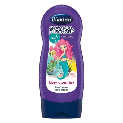 Шампунь, гель для душа и кондиционер 3в1 Meereszauber 230мл Bübchen
Шампунь, гель для душа и кондиционер 3в1 Meereszauber 230мл Bübchen