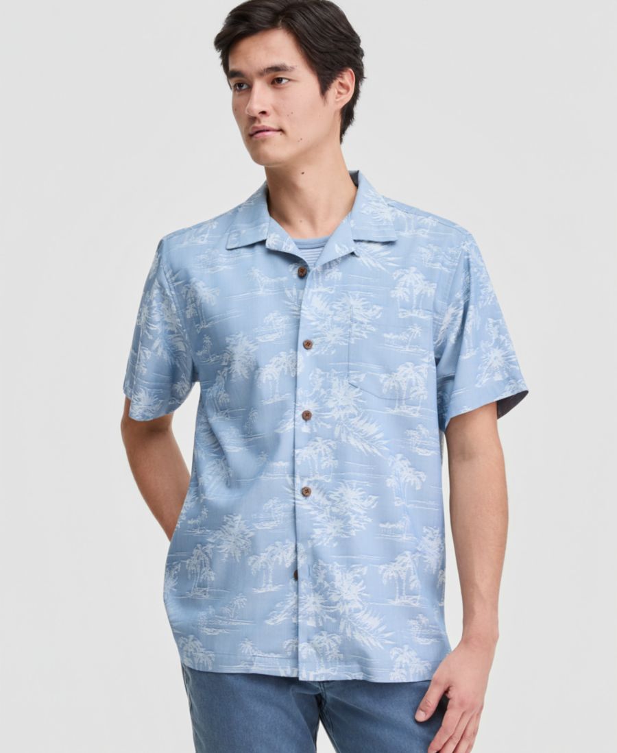 Мужская футболка с коротким рукавом Coastal Ease Palm Visions с принтом в прибрежном стиле Tommy Bahama, Stellar Sapphire
Мужская футболка с коротким рукавом Coastal Ease Palm Visions с принтом в прибрежном стиле Tommy Bahama, Stellar Sapphire