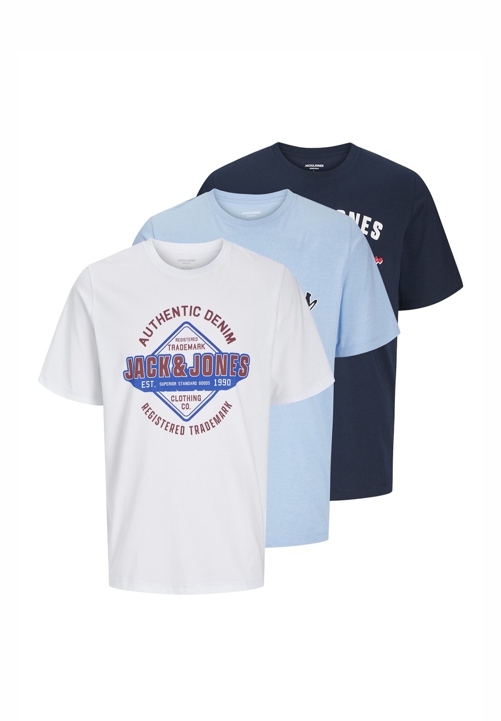 Футболка с принтом LOGO KURZARM 3ER PACK Jack & Jones, синий
Футболка с принтом LOGO KURZARM 3ER PACK Jack & Jones, синий