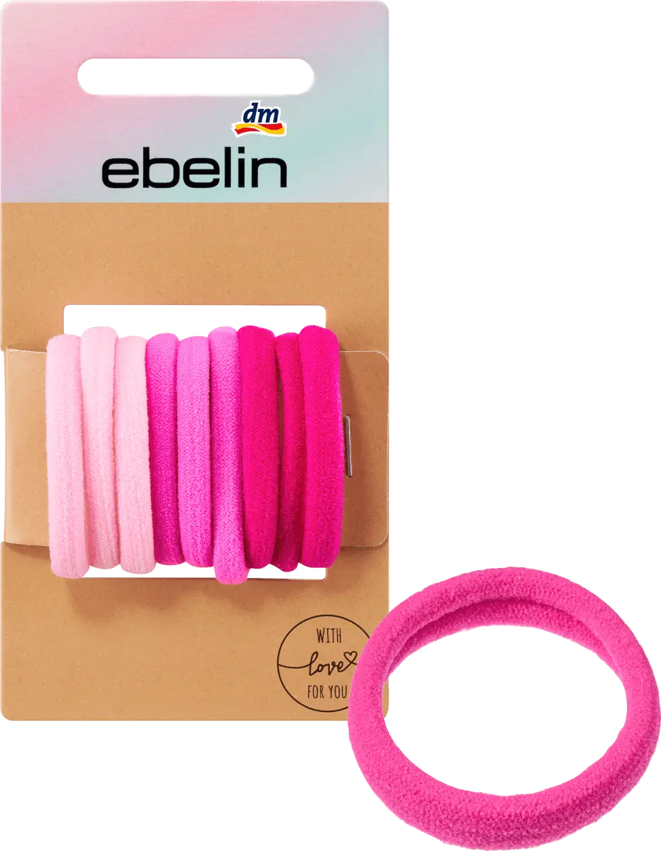 Резинки для волос розовые микс 9 шт. ebelin
Резинки для волос розовые микс 9 шт. ebelin
