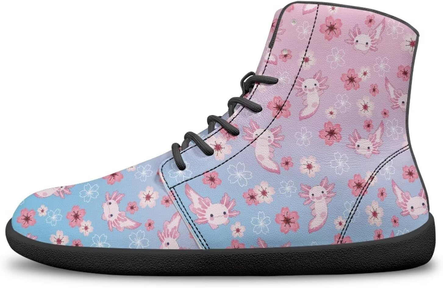 Кроссовки высокие босоножки для женщин и мужчин плоские босые спортивные ботинки Bychecar, Axolotls
Кроссовки высокие босоножки для женщин и мужчин плоские босые спортивные ботинки Bychecar, Axolotls