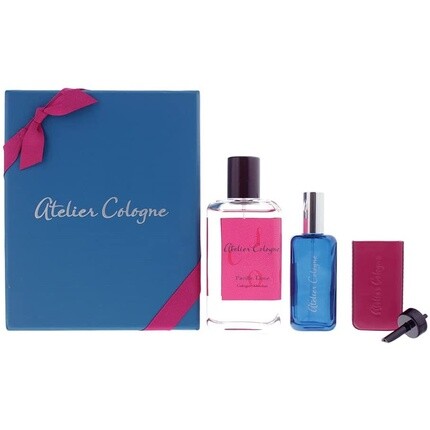 Мужской одеколон Atelier Cologne Pacific Lime 4 Piece Gift Set: Cologne 100ml, Empty Travel Bottle, Leather Case, Funnel
Мужской одеколон Atelier Cologne Pacific Lime 4 Piece Gift Set: Cologne 100ml, Empty Travel Bottle, Leather Case, Funnel