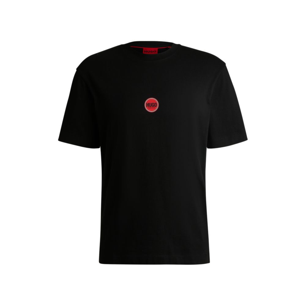 Футболка из хлопкового джерси с логотипами гонок HUGO, черный
Футболка из хлопкового джерси с логотипами гонок HUGO, черный