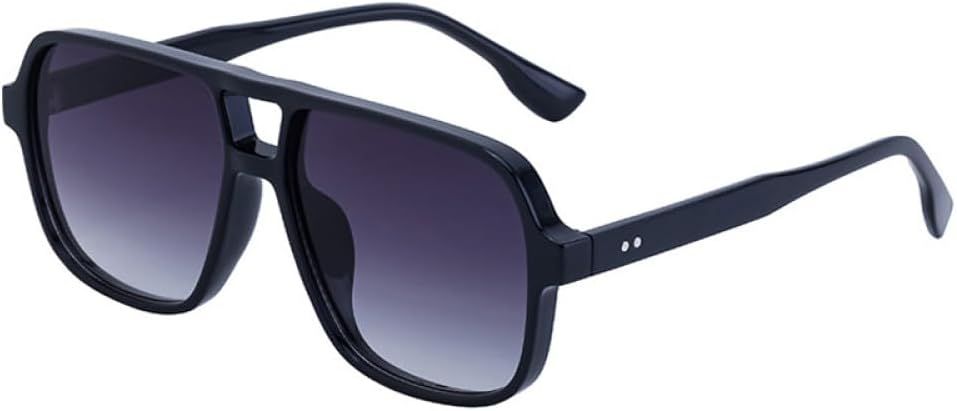 2027 - Ретро-солнцезащитные очки с двойной перемычкой, квадратной формы, градиентные солнцезащитные очки UV400, модные солнцезащитные очки для мужчин с заклепками MTZJH, One Color
2027 - Ретро-солнцезащитные очки с двойной перемычкой, квадратной формы, градиентные солнцезащитные очки UV400, модные солнцезащитные очки для мужчин с заклепками MTZJH, One Color