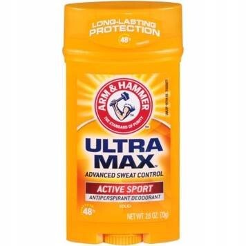 A&H Max Active, Антиперспирант, 73 г Arm&Hammer
A&H Max Active, Антиперспирант, 73 г Arm&Hammer