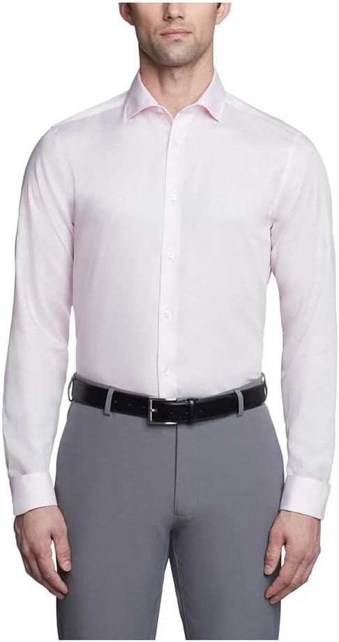 Мужская рубашка Calvin Klein Slim Fit Non Iron Solid French Cuff с манжетами - эксклюзивно на Amazon, Pink
Мужская рубашка Calvin Klein Slim Fit Non Iron Solid French Cuff с манжетами - эксклюзивно на Amazon, Pink