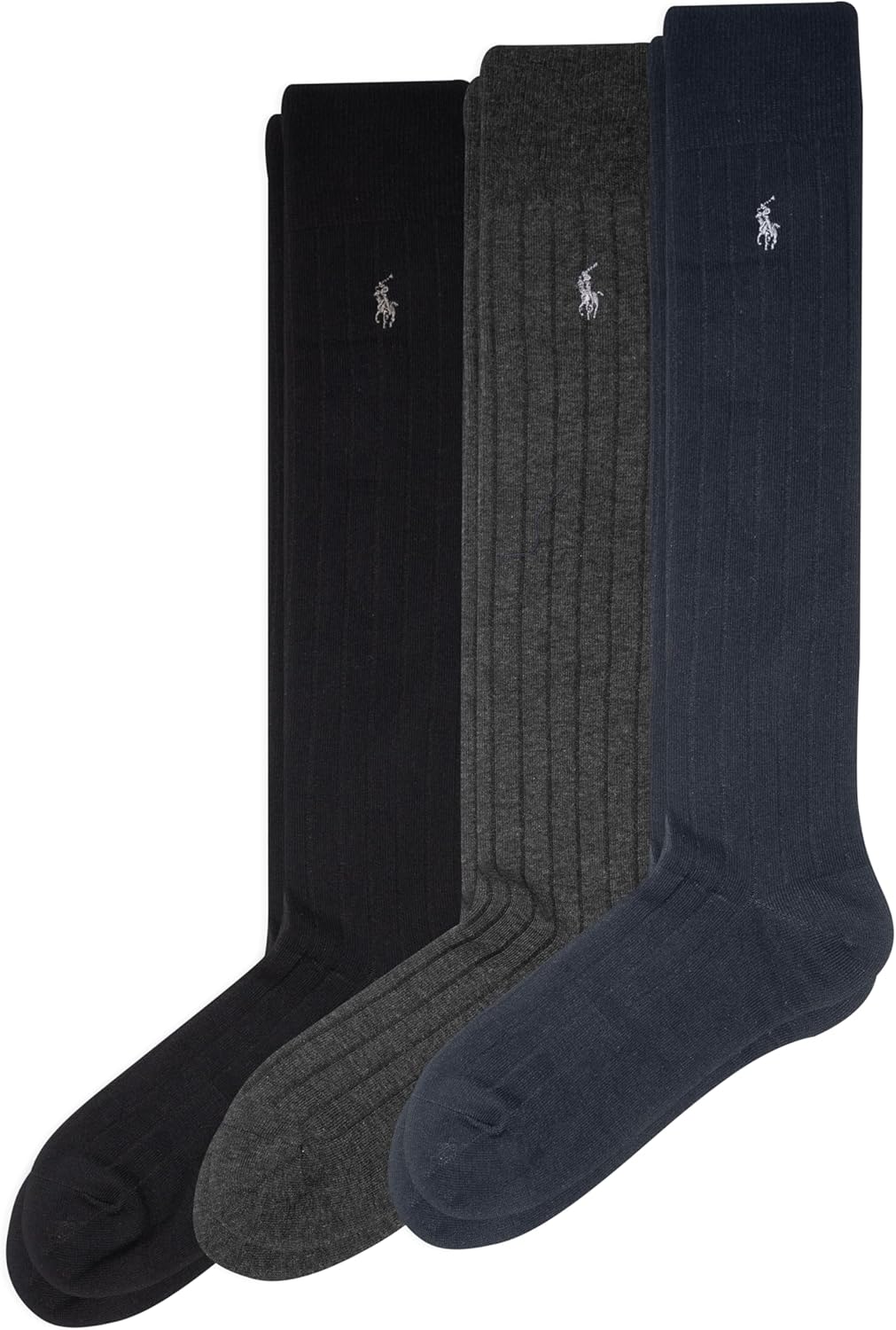 POLO RALPH LAUREN мужские носки Mercerized Cotton Ribbed Dress Otc - набор из 3 пар - усиленный хлопок для комфорта, Navy Assorted
POLO RALPH LAUREN мужские носки Mercerized Cotton Ribbed Dress Otc - набор из 3 пар - усиленный хлопок для комфорта, Navy Assorted