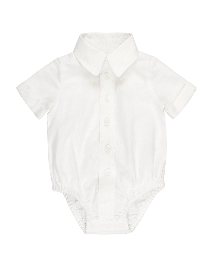 Hope & Henry Детский трикотажный боди, белый
Hope & Henry Детский трикотажный боди, белый