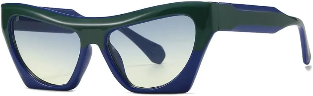 Винтажные солнцезащитные очки «кошачий глаз» для женщин, в стиле панк, роскошные, сексуальные, популярные (синий, синий, желтый) TVTBBVV, Blue Blue Yellow
Винтажные солнцезащитные очки «кошачий глаз» для женщин, в стиле панк, роскошные, сексуальные, популярные (синий, синий, желтый) TVTBBVV, Blue Blue Yellow