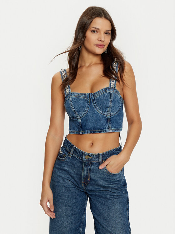 Топ slim fit W5RH03 D5ACC Guess, синий
Топ slim fit W5RH03 D5ACC Guess, синий