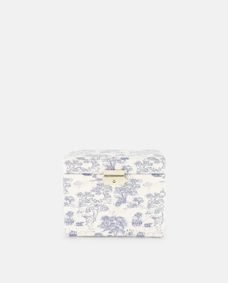 Шкатулка для драгоценностей с принтом Latouche, светло-голубой
Шкатулка для драгоценностей с принтом Latouche, светло-голубой