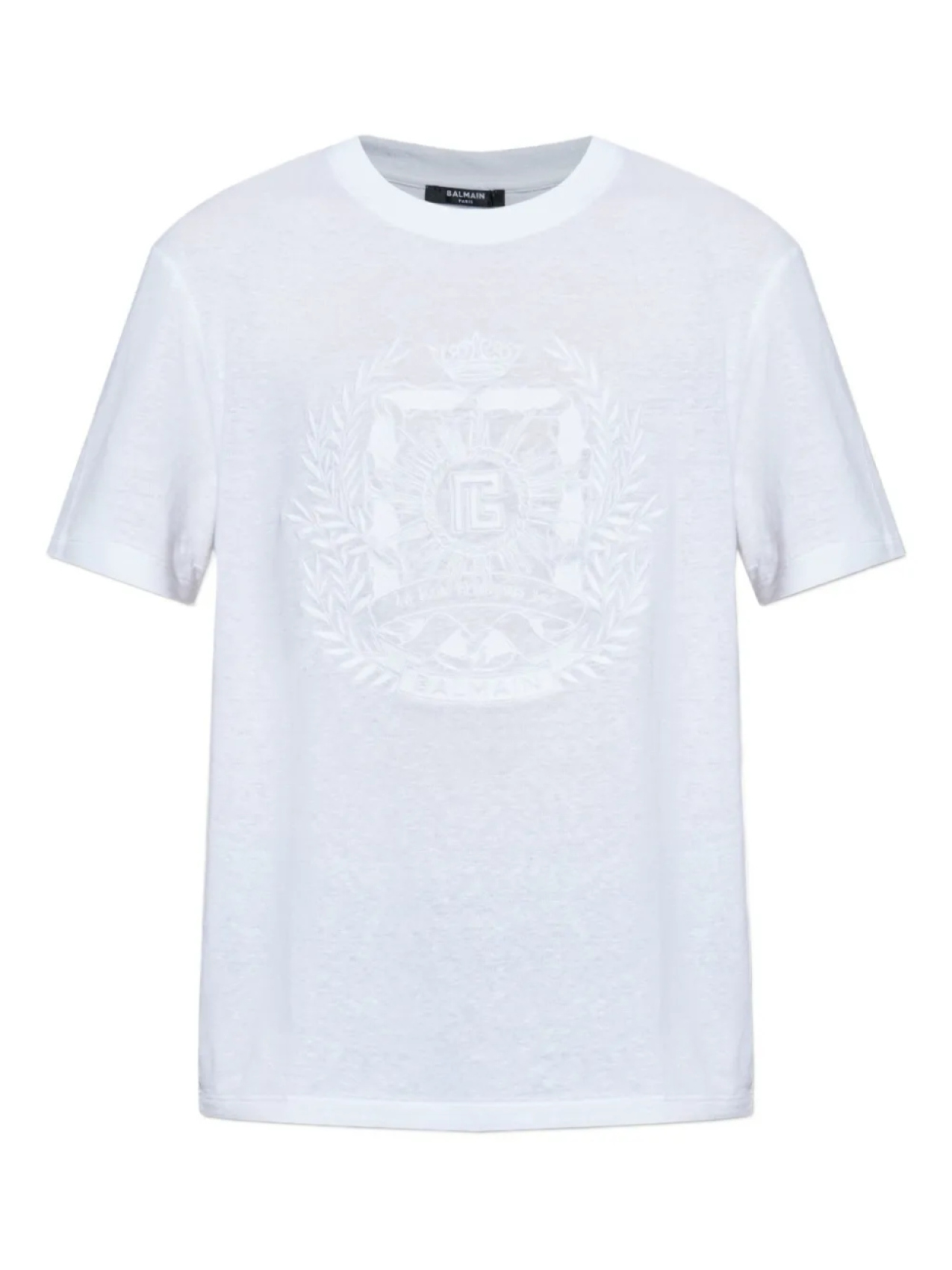 Футболка с вышитым логотипом Balmain, синий
Футболка с вышитым логотипом Balmain, синий