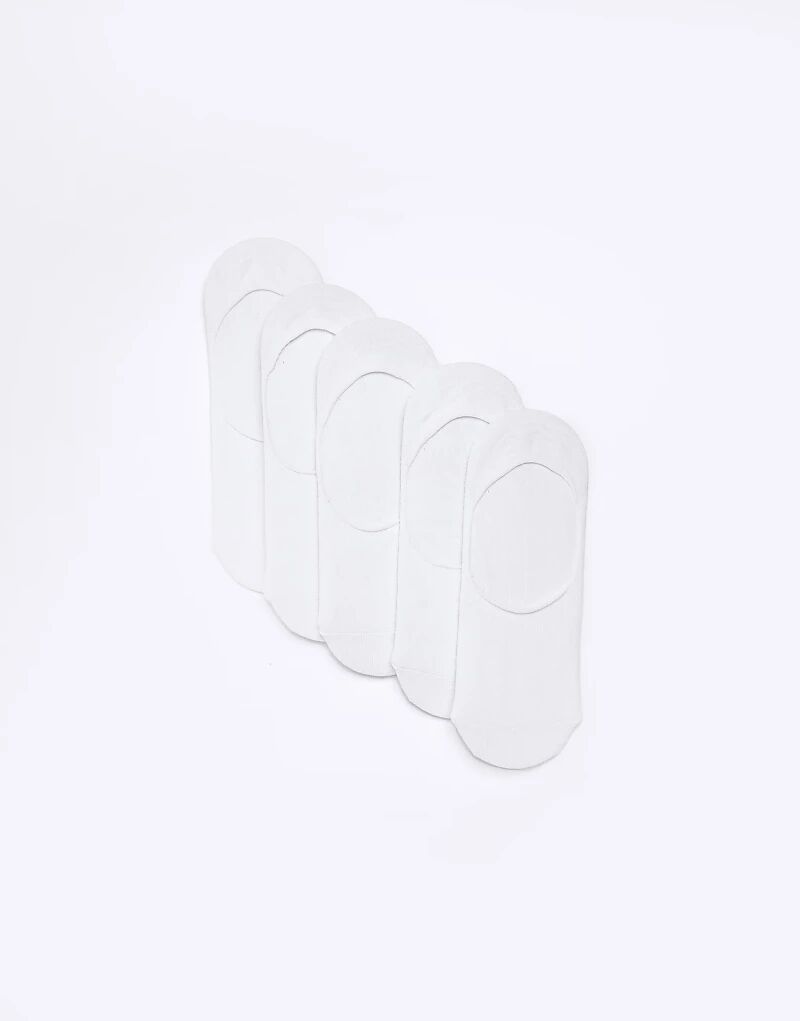 Комплект из 5 пар спортивных носков River Island белого цвета
Комплект из 5 пар спортивных носков River Island белого цвета