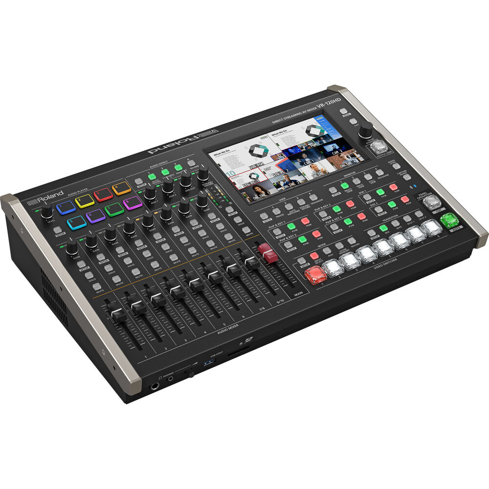 Roland VR-120HD AV-микшер с прямой потоковой передачей
Roland VR-120HD AV-микшер с прямой потоковой передачей