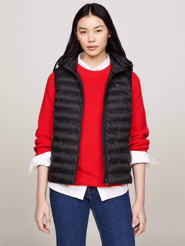 Легкий пуховый жилет Tommy Hilfiger, черный 
Легкий пуховый жилет Tommy Hilfiger, черный