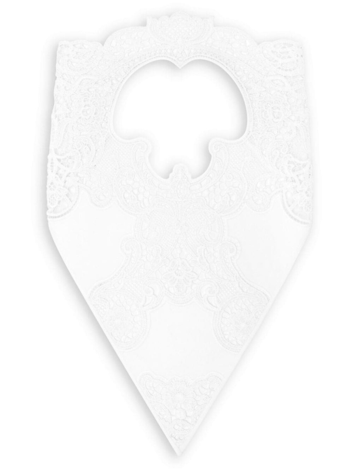 Dolce & Gabbana кружевная вуаль с вырезами, белый 
Dolce & Gabbana кружевная вуаль с вырезами, белый