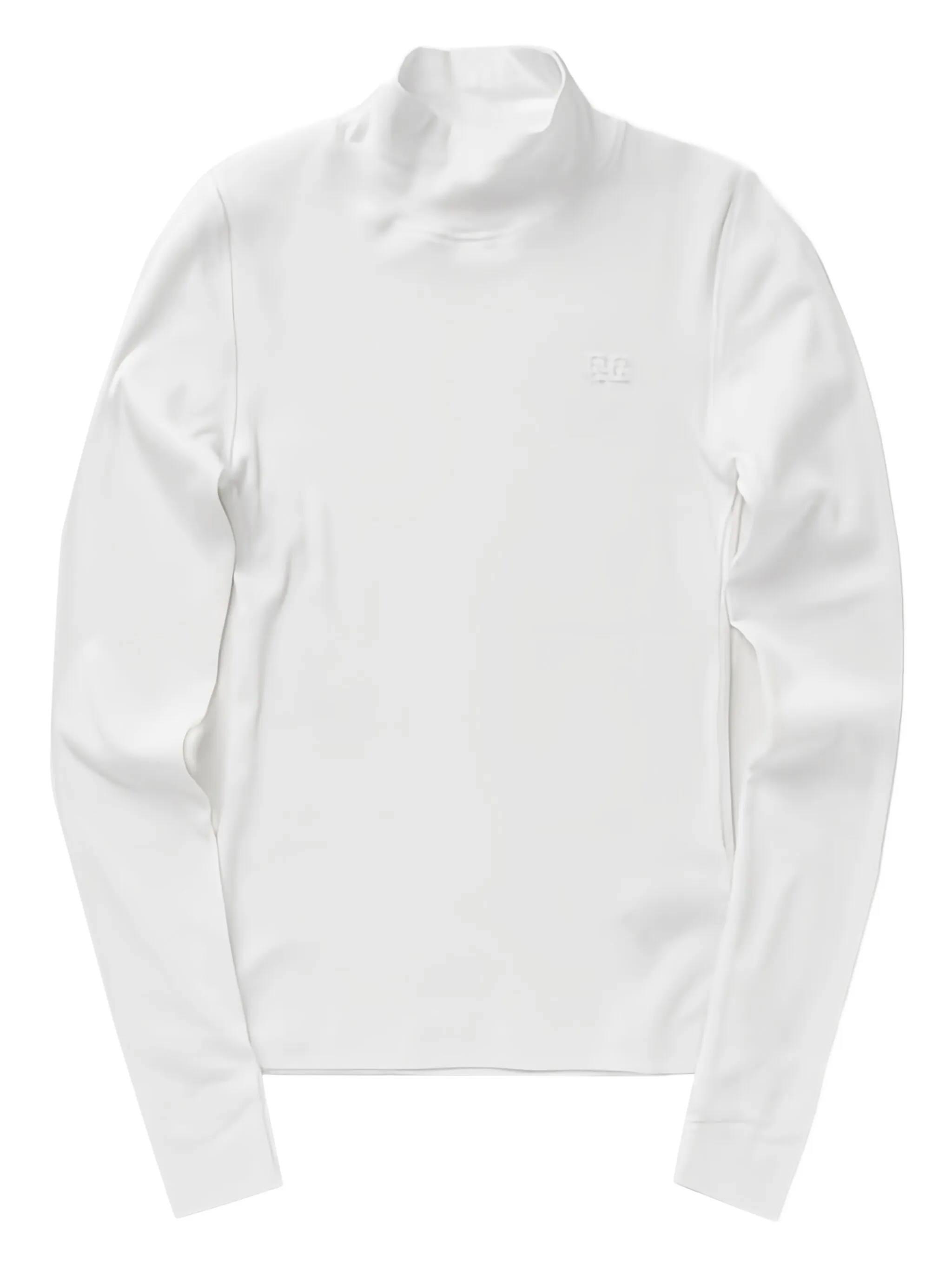 Топ с высоким воротником Ganni, белый
Топ с высоким воротником Ganni, белый