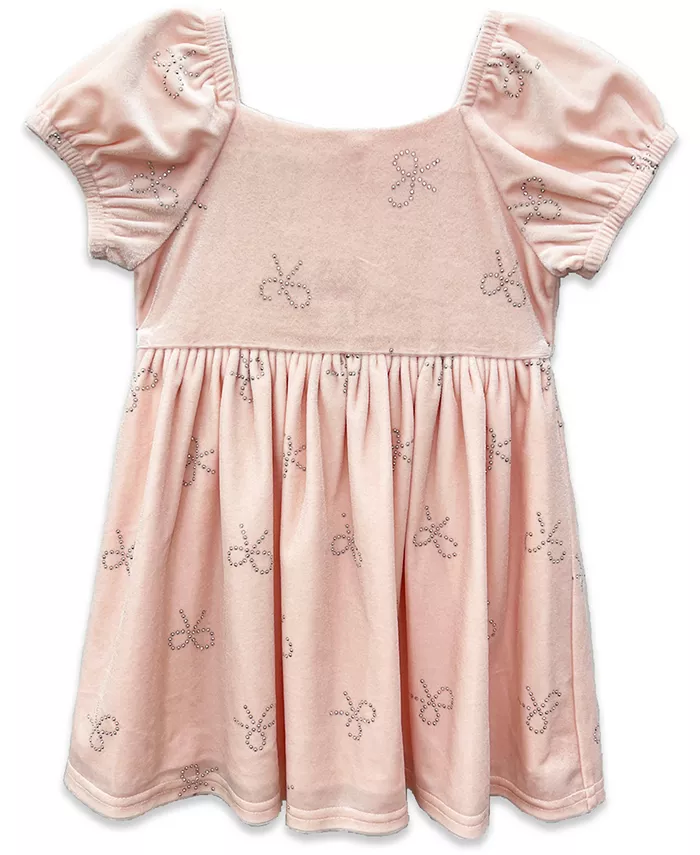 Платье из эластичного бархата с рукавами-фонариками для маленьких девочек Blueberi Boulevard, розовый
Платье из эластичного бархата с рукавами-фонариками для маленьких девочек Blueberi Boulevard, розовый