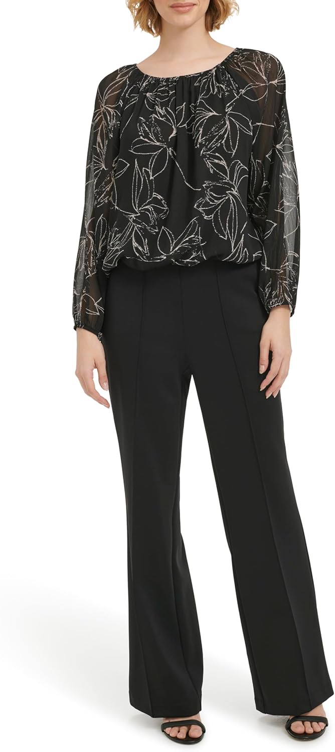 Женская блузка Calvin Klein с длинным рукавом, Black/Latte Multi
Женская блузка Calvin Klein с длинным рукавом, Black/Latte Multi