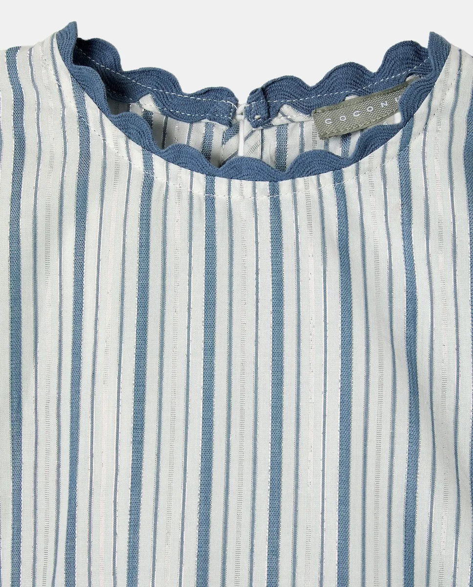 Детская укороченная блузка с длинным рукавом, фантазийной полоской и люрексом Coconut El Corte Inglés, синий
Детская укороченная блузка с длинным рукавом, фантазийной полоской и люрексом Coconut El Corte Inglés, синий