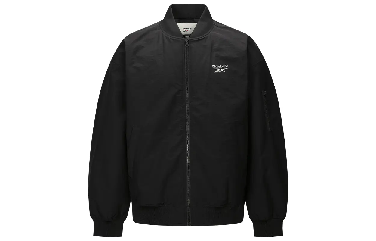 Куртка унисекс черный Reebok 
Куртка унисекс черный Reebok