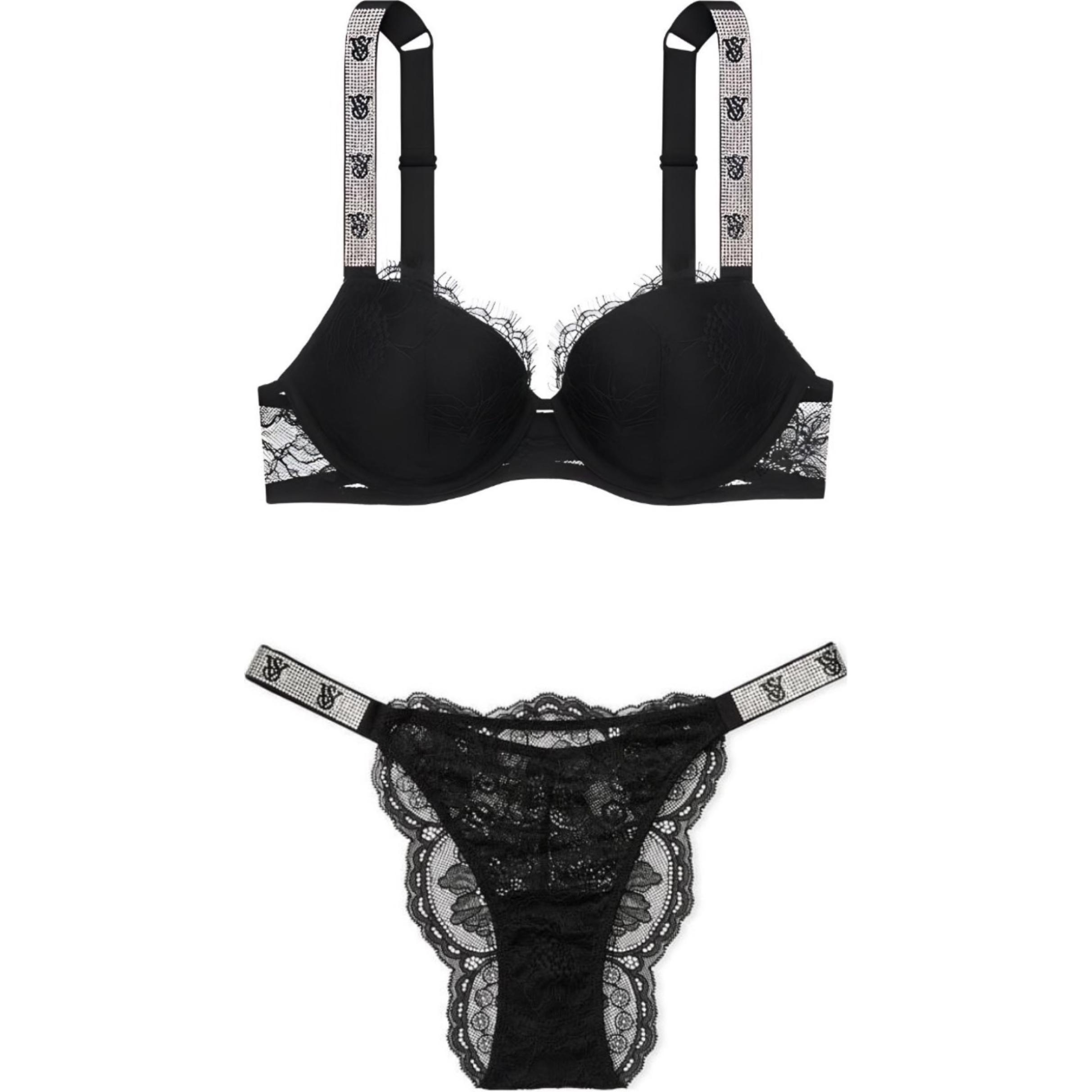 Victoria's Secret Женский комплект нижнего белья черный
Victoria's Secret Женский комплект нижнего белья черный