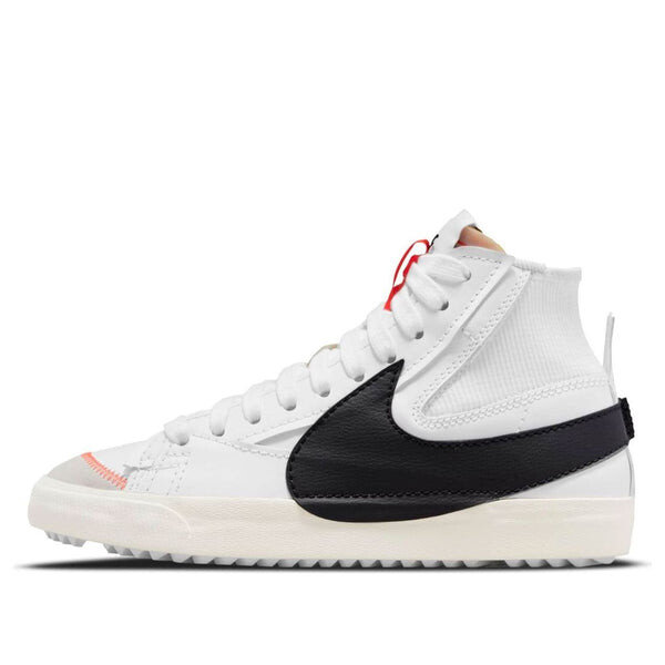 Кроссовки blazer mid '77 jumbo 'white black' Nike, черный 
Кроссовки blazer mid '77 jumbo 'white black' Nike, черный