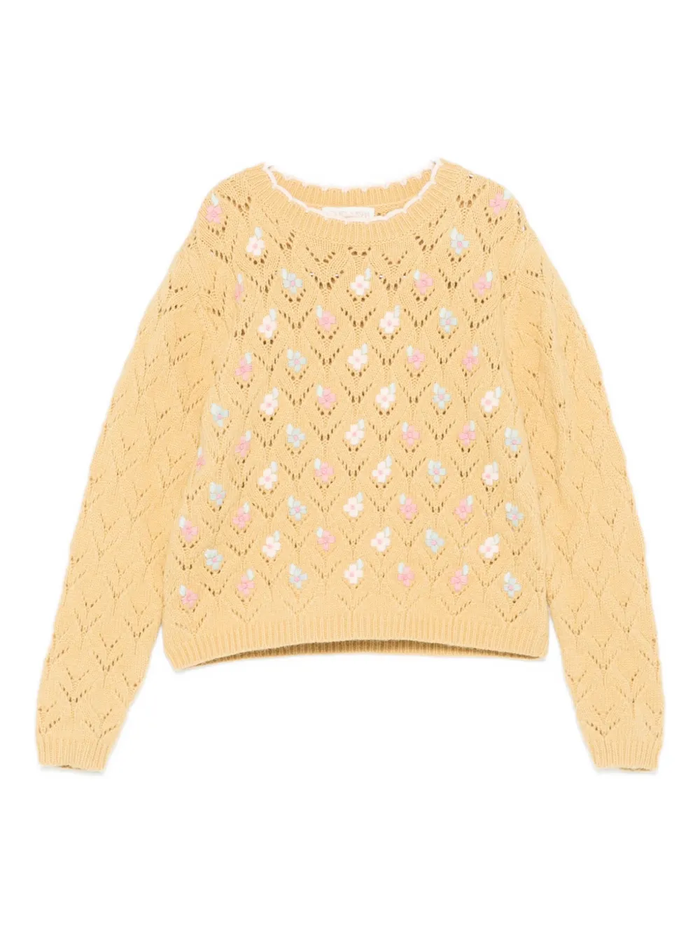 Вышитый ажурный свитер Louise Misha, нейтральный
Вышитый ажурный свитер Louise Misha, нейтральный