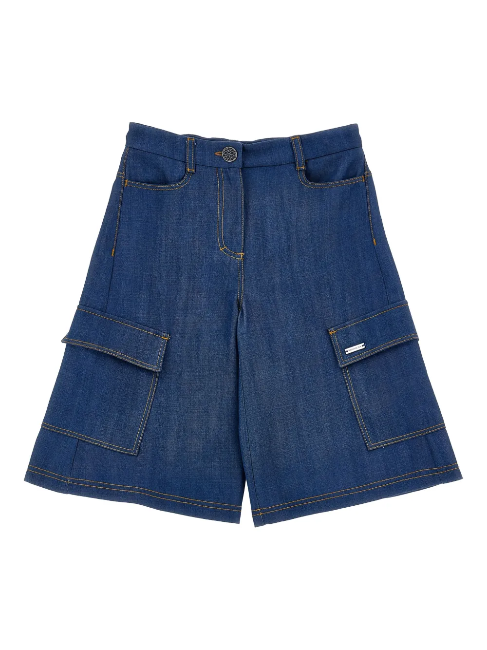 Брюки из денима Monnalisa, синий
Брюки из денима Monnalisa, синий