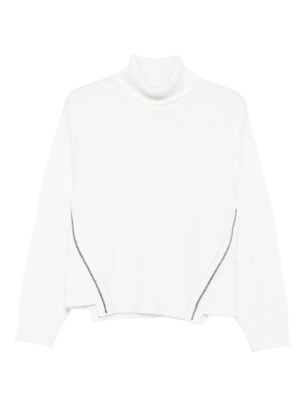 Водолазка с контрастной строчкой ALPHA STUDIO, белый
Водолазка с контрастной строчкой ALPHA STUDIO, белый