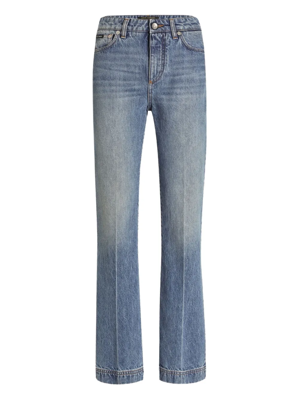 Джинсы с логотипом DOLCE & GABBANA, синий 
Джинсы с логотипом DOLCE & GABBANA, синий