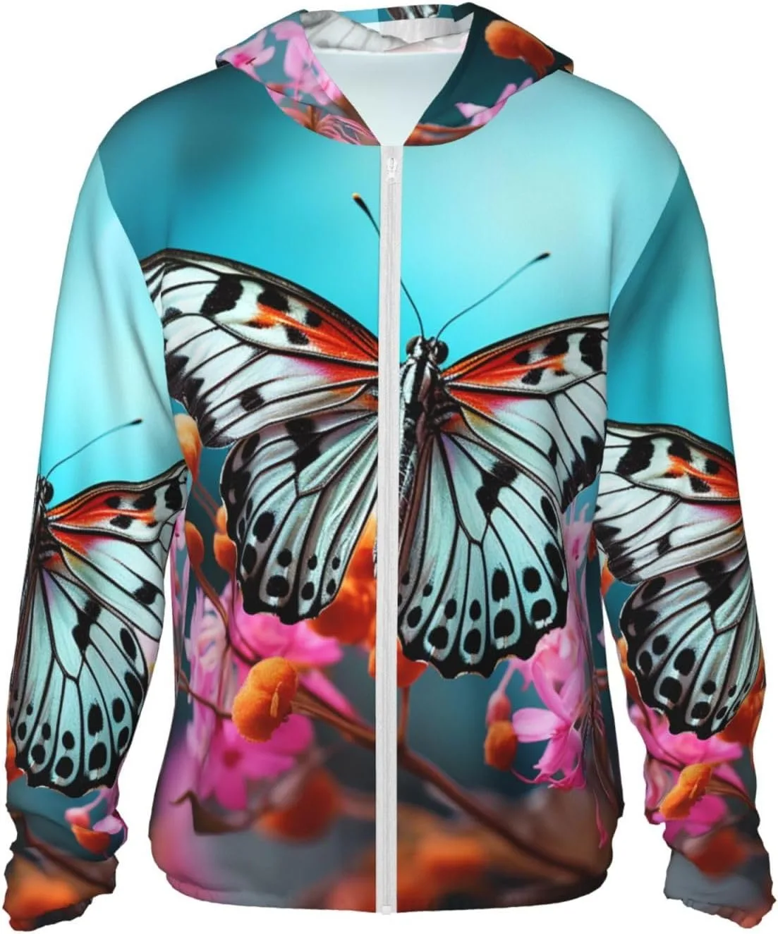 UPF 50+ худи с защитой от солнца и принтом бабочек HCBPWVQA
UPF 50+ худи с защитой от солнца и принтом бабочек HCBPWVQA