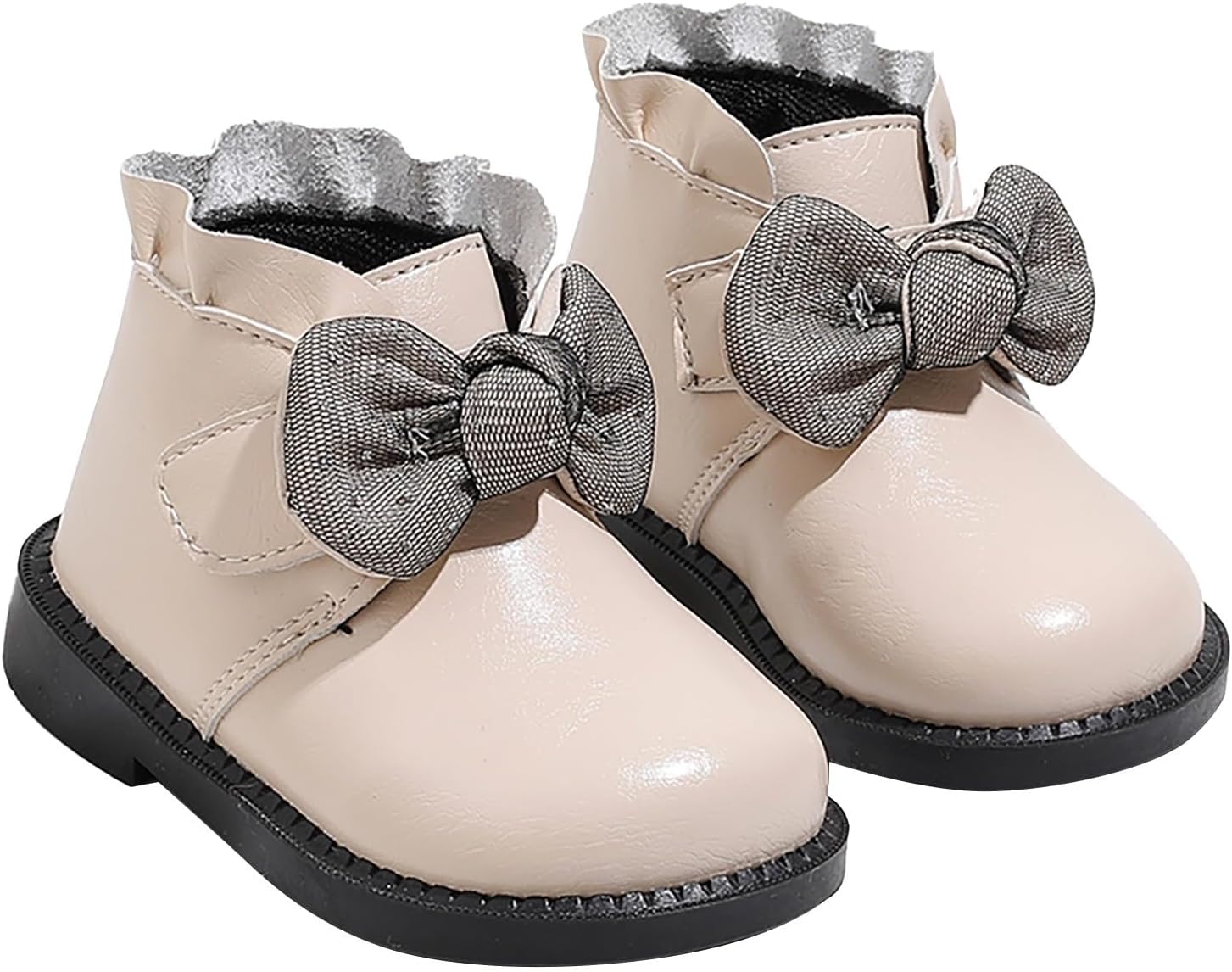Детские ботинки для девочек IWIHMIV, легкие и удобные с бантиком, уличные противоскользящие короткие ботиночки, Beige
Детские ботинки для девочек IWIHMIV, легкие и удобные с бантиком, уличные противоскользящие короткие ботиночки, Beige