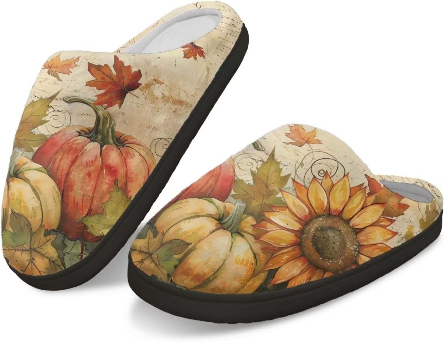 Тапочки с памятью формы GIFTPUZZ для женщин и мужчин, осенние домашние тапочки, надеваются без застежек, можно стирать в машине, размер 4-12, Pumpkin Sunflower
Тапочки с памятью формы GIFTPUZZ для женщин и мужчин, осенние домашние тапочки, надеваются без застежек, можно стирать в машине, размер 4-12, Pumpkin Sunflower