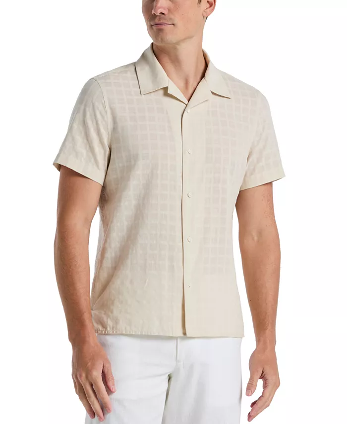 Мужская рубашка в клетку Dobby Perry Ellis, серебряный
Мужская рубашка в клетку Dobby Perry Ellis, серебряный