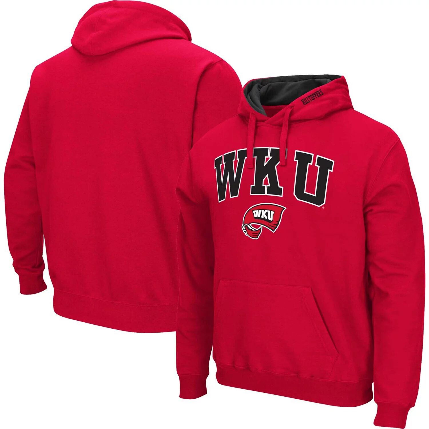 Мужской красный пуловер с капюшоном Western Kentucky Hilltoppers Arch & Logo Colosseum 
Мужской красный пуловер с капюшоном Western Kentucky Hilltoppers Arch & Logo Colosseum
