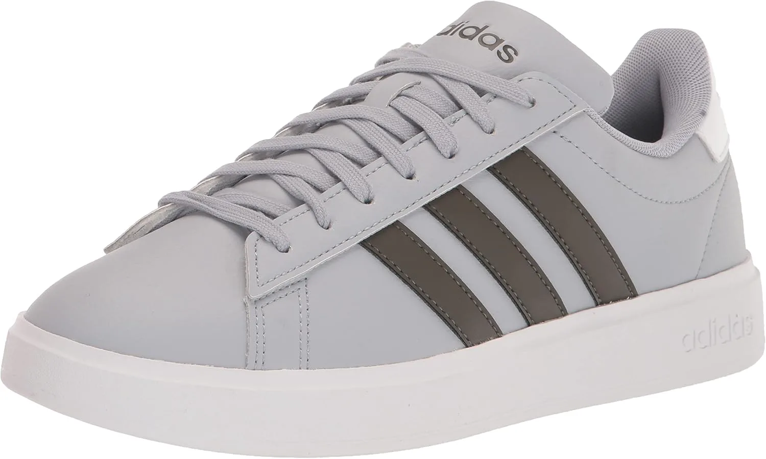 Мужские кроссовки Adidas Grand Court 2.0, серебристый/оливковый/белый
Мужские кроссовки Adidas Grand Court 2.0, серебристый/оливковый/белый