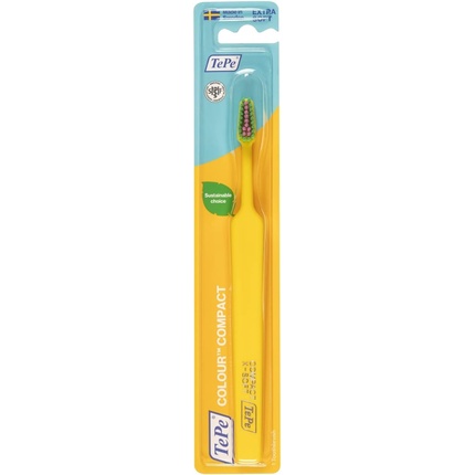 Зубная щетка TePe Colour Compact X-Soft Yellow
Зубная щетка TePe Colour Compact X-Soft Yellow
