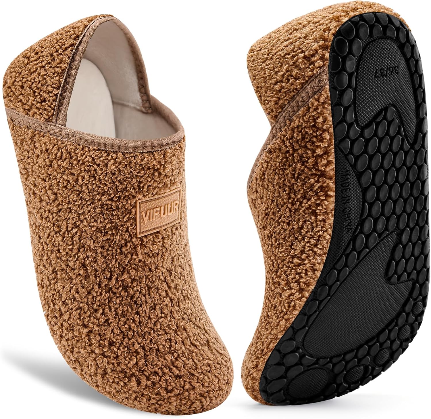 Домашние тапочки VIFUUR для женщин и мужчин, носки-тапочки для дома, уютные пушистые тапочки, подходящие для спальни и путешествий, коричневый
Домашние тапочки VIFUUR для женщин и мужчин, носки-тапочки для дома, уютные пушистые тапочки, подходящие для спальни и путешествий, коричневый